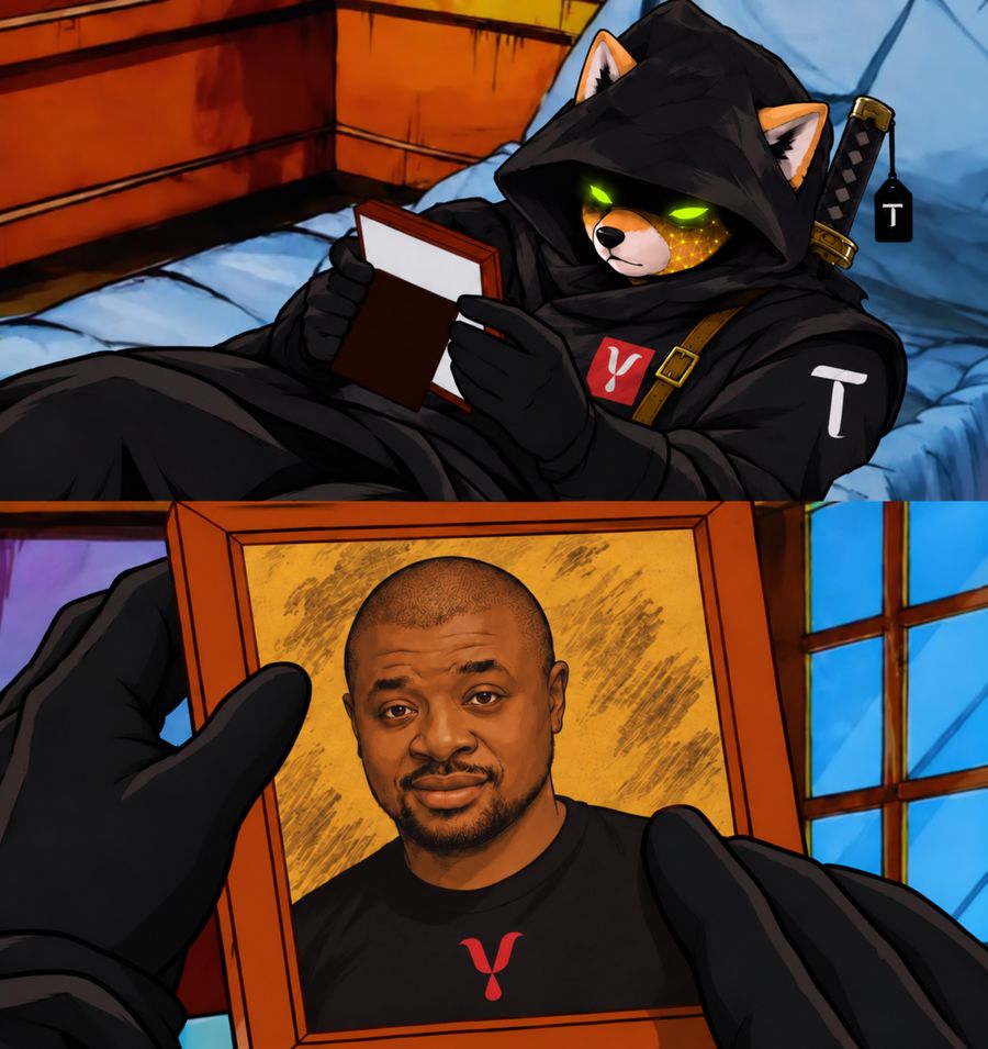 TAO WIF HOOD meme, showing the photo