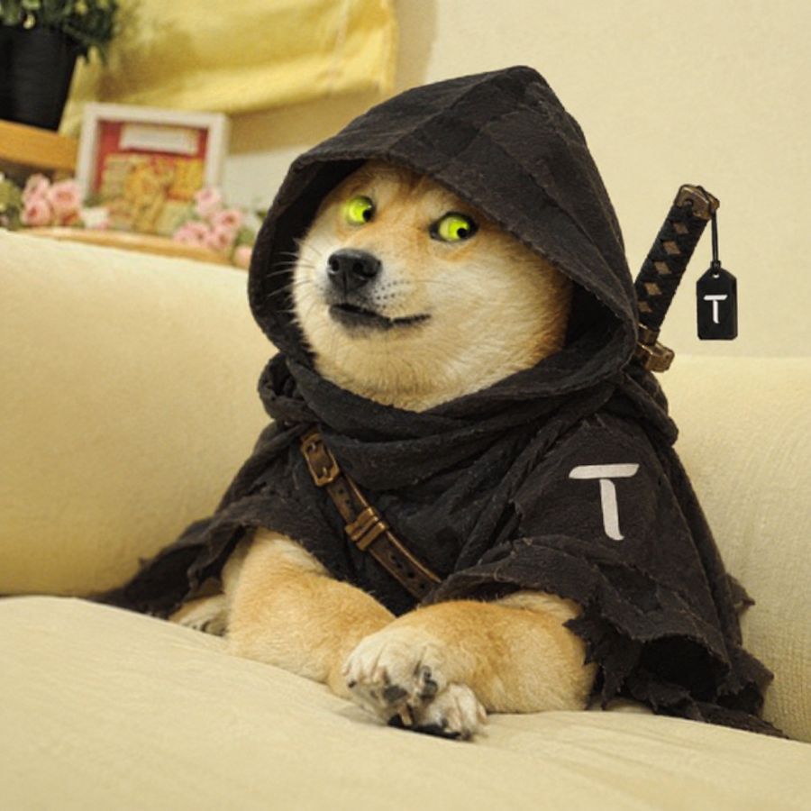TAO WIF HOOD meme, hood on the sofa