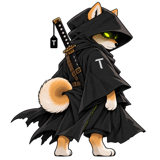 Isolated TAO WIF HOOD ronin, walking