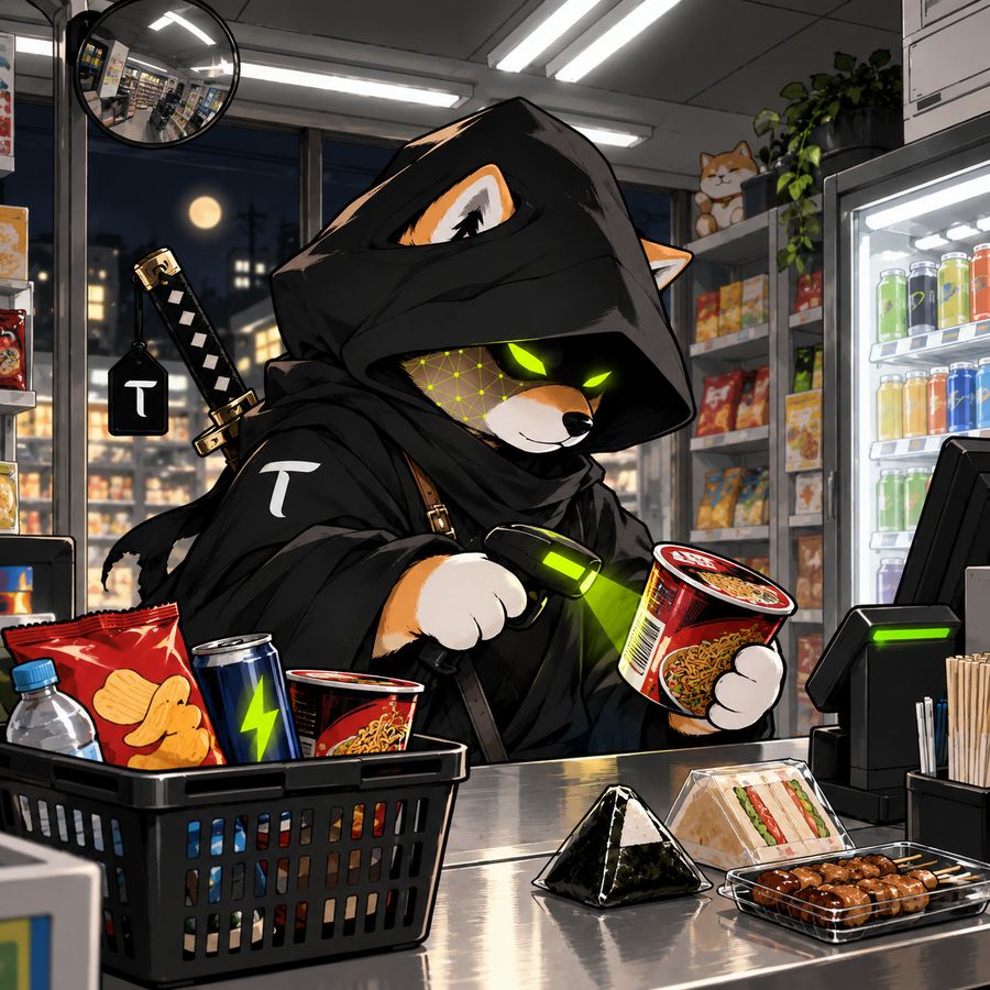 TAO WIF HOOD ronin, night konbini